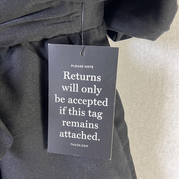 Tuckernuck Black Brooke Mini dress size M  two pockets NWT - Picture 7 of 9